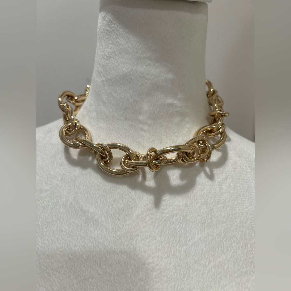 Chunky Gold Link Necklace